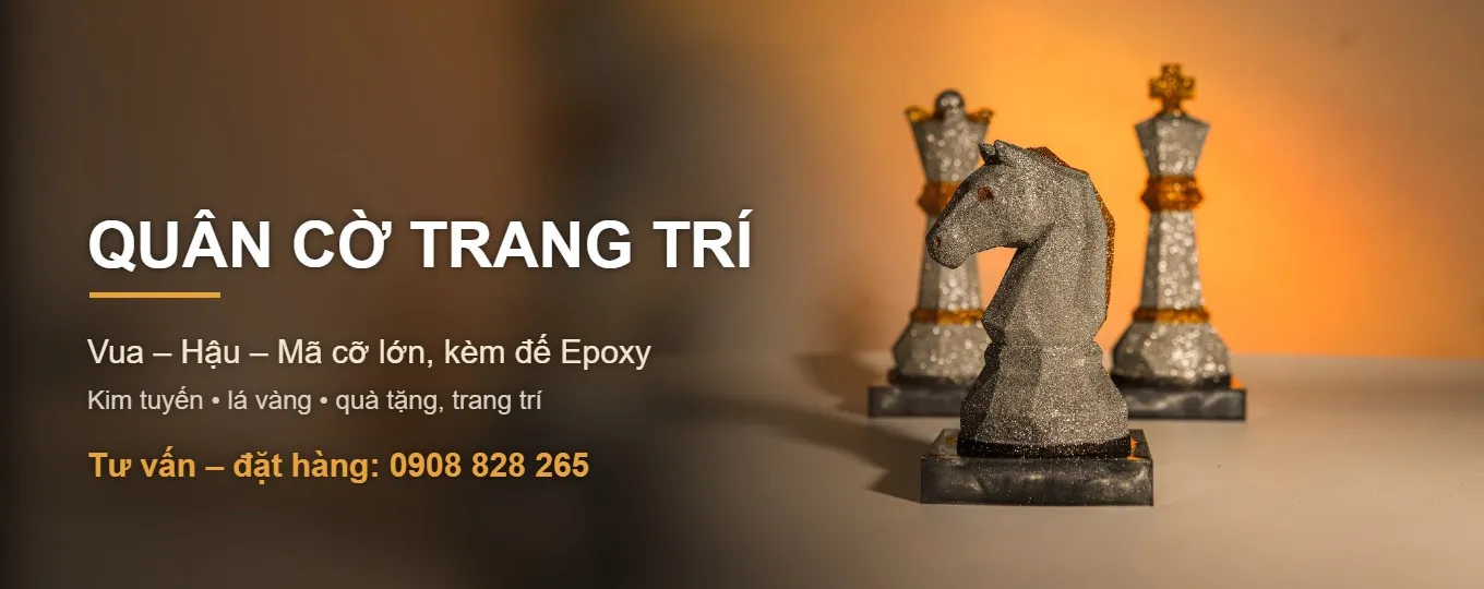 Quân cờ trang trí cỡ lớn – Sao Phương Bắc 3D