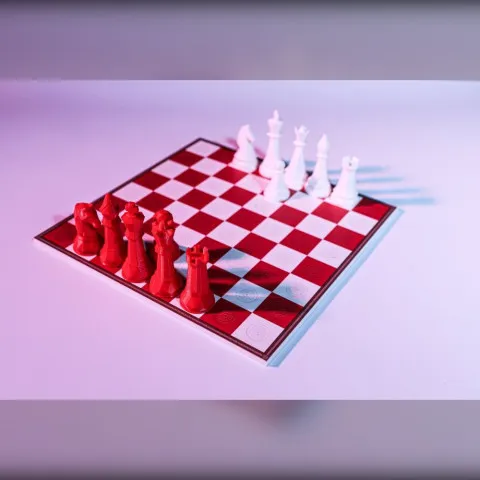 Bộ cờ vua in 3D – bàn có nam châm