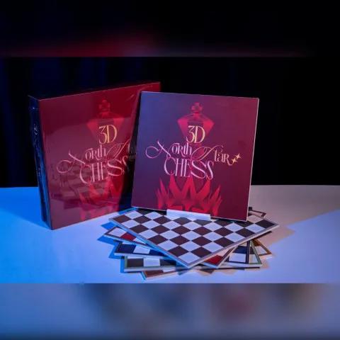 Bộ cờ vua in 3D – bàn có nam châm
