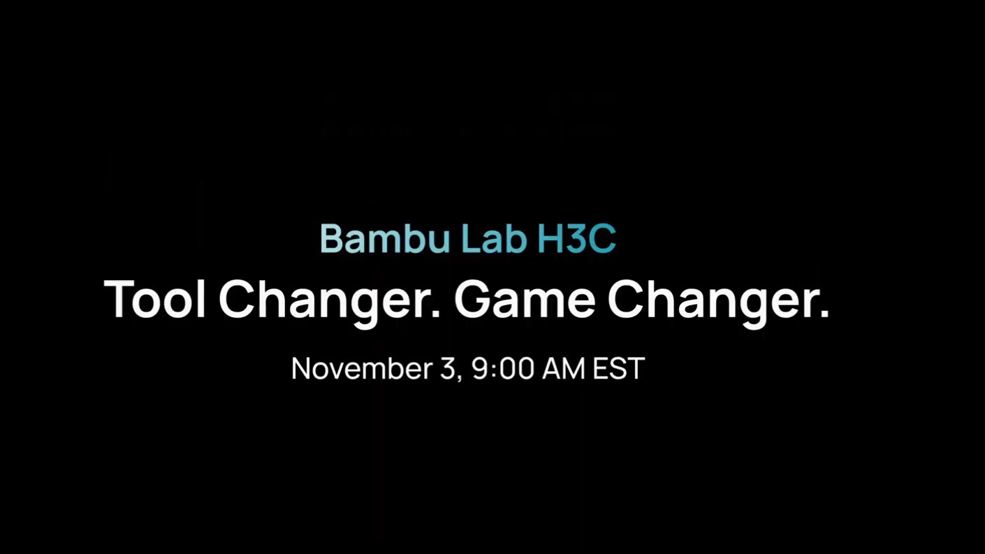 Bambu Lab H3C ra mắt ngày 3/11